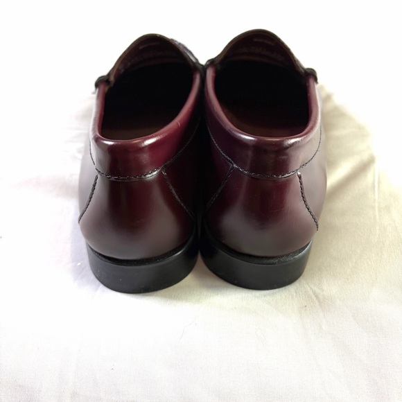 Weejuns G.H. Bass Whitney oxblood Burgundy Leather Loafers women’s 8.5 shoes - Picture 5 of 16